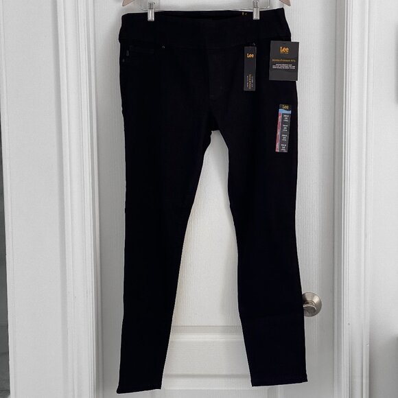 Lee - Sculpting - Slim Fit Skinny Mid-Rise Pull-On Jean - 16 Long - Picture 4 of 12